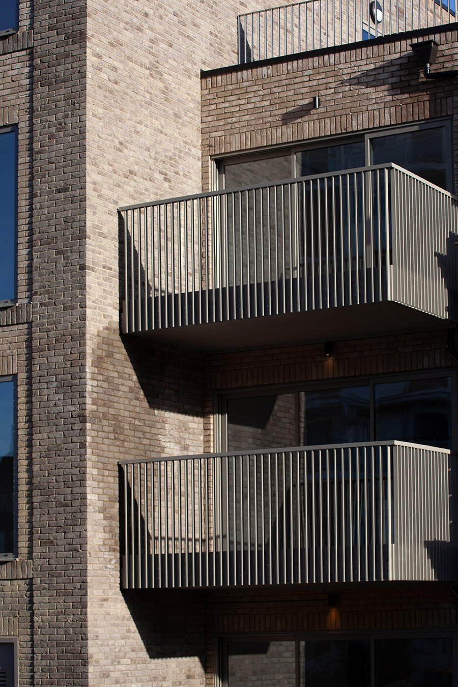 Apartment balconies of Aveline House, Oval